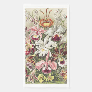 Antieke Ernst Haeckel Orchidee Botanische Print Servet
