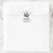 Antieke esdoornsiroop label (Tas)