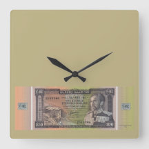 Antieke Ethiopische Birr-bankbiljet