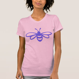 Antieke ets Biologische honingbij kunst T-shirt