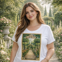 Antieke Ex Libris Tuinpad Boekplaat Kunst