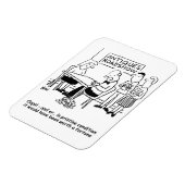 Antieke expert laat een waardevol object vallen magneet (Linkerzijde)