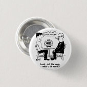 Antieke Expert of Antiek Collector Button Badge (Voorkant /achterkant)