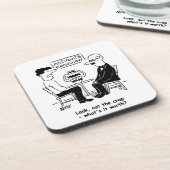 Antieke Expert. Wat is het de Funny Waardering van Bier Onderzetter (Linkerzijde)