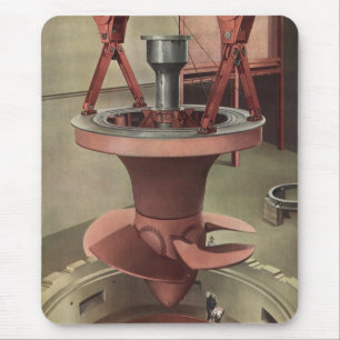Antieke fabriek, Reus waterturbine Muismat