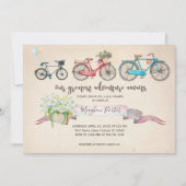 Antieke Fiets Baby Shower Kaart (Voorkant)