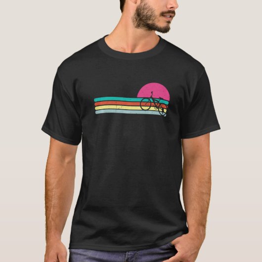 Antieke fiets Fietsen Vrouwen Mannen T-shirt (Voorkant)