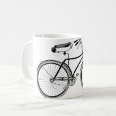 Antieke fiets koffiemok (Voorkant links)