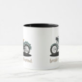 Antieke fiets koffiemok mok (Midden)
