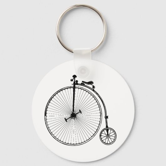 Antieke fiets sleutelhanger (Voorkant)