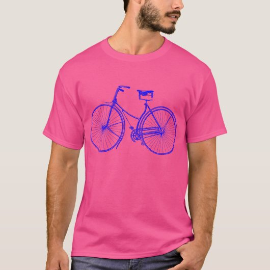 Antieke fiets t-shirt (Voorkant)