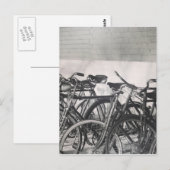 Antieke fietsen briefkaart (Voorkant / Achterkant)