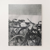 Antieke fietsen legpuzzel (Verticaal)