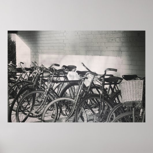 Antieke fietsen poster (Voorkant)