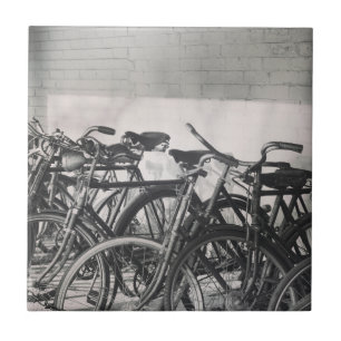 Antieke fietsen tegeltje