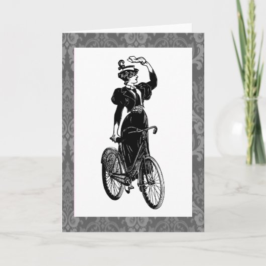 Antieke fietser kaart (Voorkant)