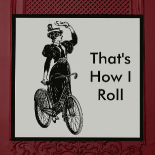 Antieke fietser magneet