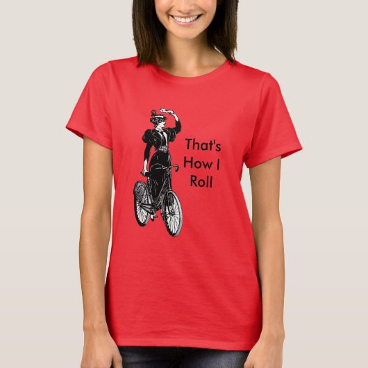 Antieke fietser t-shirt (Voorkant)