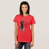 Antieke fietser t-shirt (Voorkant volledig)