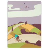 Antieke fietsposter klembord (Achterkant)