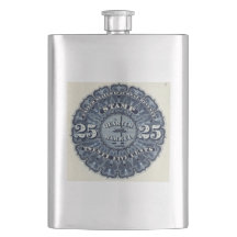 Antieke flacon met belastingzegel voor bier van 25