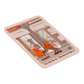 Antieke Flexibele fotomagneet Magneet (Rechterzijde)