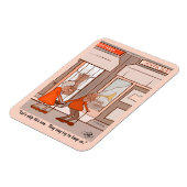 Antieke Flexibele fotomagneet Magneet (Linkerzijde)