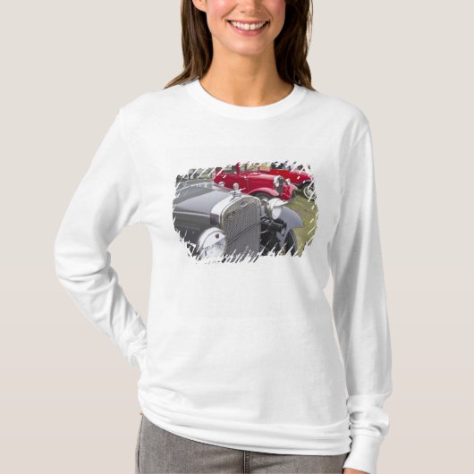 Antieke Ford-autobanden T-shirt (Voorkant)