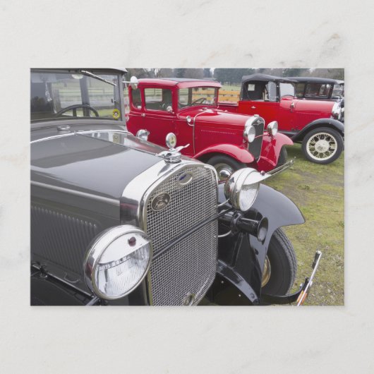 Antieke Ford-autobussen Briefkaart (Voorkant)