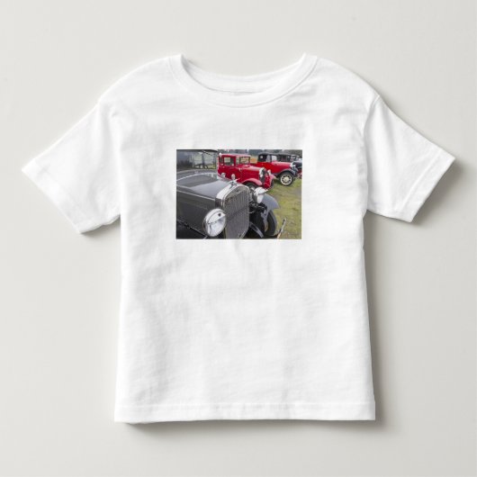 Antieke Ford-autobussen Kinder Shirts (Voorkant)