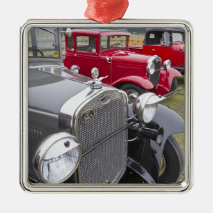 Antieke Ford-autobussen Metalen Ornament