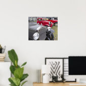 Antieke Ford-autobussen Poster (Thuiskantoor)