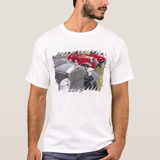 Antieke Ford-autobussen T-shirt (Voorkant)