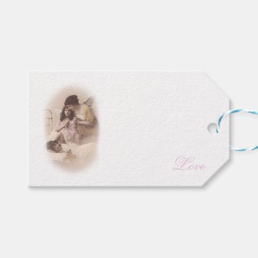 Antieke foto kinderen tag FromMyDesk Cadeaulabel (Voorkant (Horizontaal))