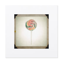 ANTIEKE FOTO LOLLIPOP KAART