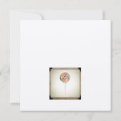 ANTIEKE FOTO LOLLIPOP KAART (Achterkant)
