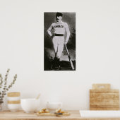 Antieke foto, sport Chicago-honkbalspeler Poster (Keuken)