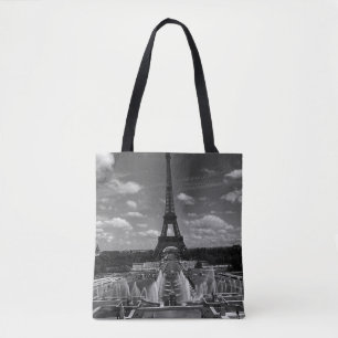 Antieke Frankrijk Parijs Fonteinen Eiffeltoren Tote Bag