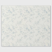 Antieke Franse Blauwe Trouwlijst Cadeaupapier (Vlak)