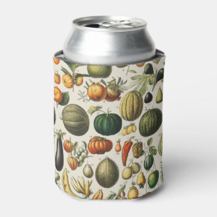 Antieke Franse botanische fruitposter kunst Blikjeskoeler
