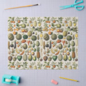 Antieke Franse botanische fruitposter kunst Tissuepapier (Craft)