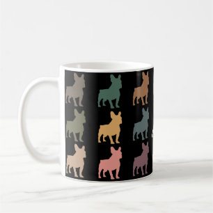 Antieke Franse Bulldog Retro Huisdierliefhebber Ca Koffiemok