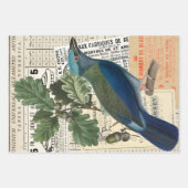 Antieke Franse Ephemera Decoupage Collage Drie Inpakpapier Vel (Voorkant 3)