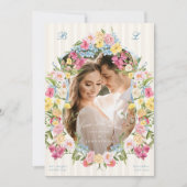 Antieke Franse fotolijst Monogram Trouwdag Save The Date (Voorkant)