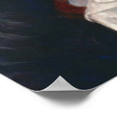 Antieke Franse impressionistische kunst over een b Poster (Hoek)