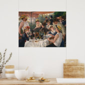 Antieke Franse impressionistische kunst over een b Poster (Keuken)