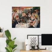 Antieke Franse impressionistische kunst over een b Poster (Thuiskantoor)