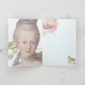 Antieke Franse Marie Antoinette sjofele kaart (Binnen)