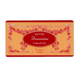 Antieke Franse zeep label - rechthoek