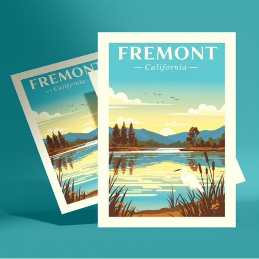 Antieke Fremont Californië Briefkaart
